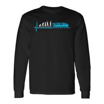 Train Evolution Railway Model Railway Driver Langarmshirts - Geschenkecke