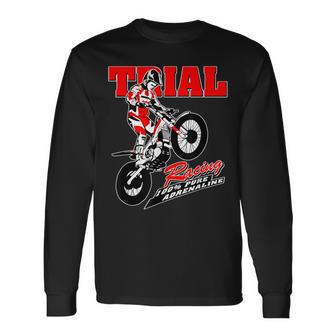 Trial Motorcycle Trial Drivers Moto Trial Langarmshirts - Geschenkecke