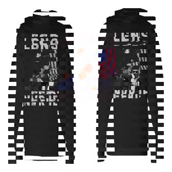 Trump Legends Never Die Fight Trump Assassination Attempt Tank Top Long Sleeve T-Shirt - Monsterry