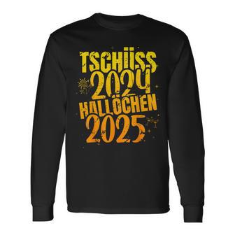 Tschüss 2024 Hallöchen 2025 New Year's Eve New Year Holidays Langarmshirts - Geschenkecke