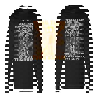 Tung Tung Tung Sahur Baseball Bat Italian Brainrot Long Sleeve T-Shirt - Seseable