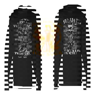 Tung Tung Tung Sahur Meme Brainrot Humor Gen Z Long Sleeve T-Shirt - Seseable