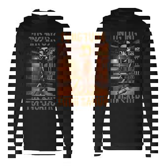 Tung Tung Tung Sahur Italian Brainrot Meme Long Sleeve T-Shirt | Mazezy