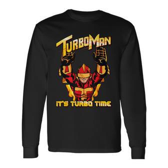 Turbo Man It's Turbo Time Langarmshirts - Geschenkecke