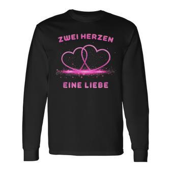 Two Hearts One Love Langarmshirts - Geschenkecke