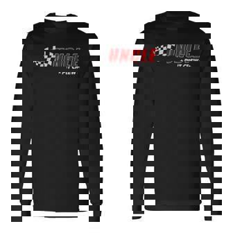 Uncle Pit Crew Race Car Birthday Family Matching Pit Crew Long Sleeve T-Shirt - Seseable