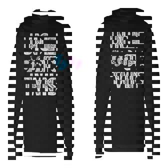 Uncle Of Twins Proud Twin Uncle Long Sleeve T-Shirt | Mazezy