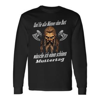 Und Für Alle Männer Ohne Bart Wünscheiking Sayings Langarmshirts - Geschenkecke