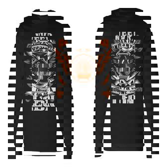 Never Underestimate The Power Of Leon Leon Name Long Sleeve T-Shirt - Thegiftio