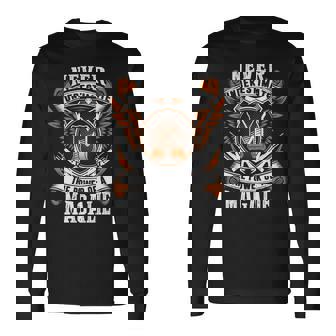 Never Underestimate The Power Of Magalie Magalie Name Long Sleeve T-Shirt - Thegiftio