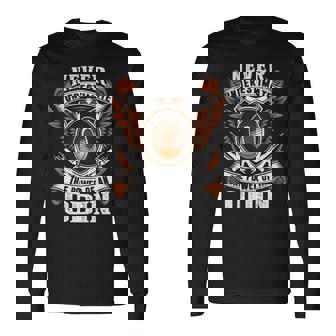 Never Underestimate The Power Of Odin Odin Name Long Sleeve T-Shirt - Thegiftio