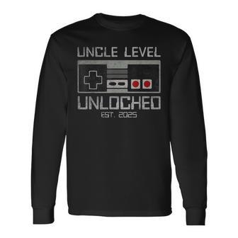 Unkel-Level 2025 Unlocked Step Up Uncle Langarmshirts - Geschenkecke