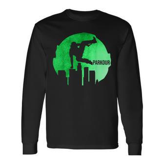 Urbanes Traceurs Parcour Pakour Free Running Motif Langarmshirts - Geschenkecke