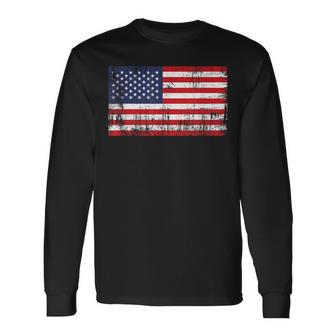 Usa Flag American Flag Us Football Fan Langarmshirts - Geschenkecke