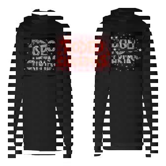 Vibrant Festive Rodeo Christmas Tank Top Long Sleeve T-Shirt - Monsterry