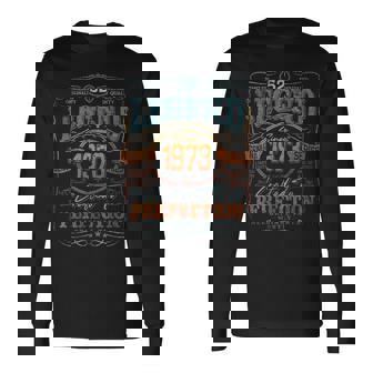 Vintage 1973 Limited Edition 52 Year Old 52Nd Birthday Long Sleeve T-Shirt | Mazezy