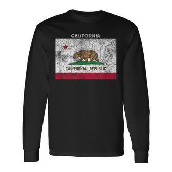 Vintage California Flag Langarmshirts - Geschenkecke