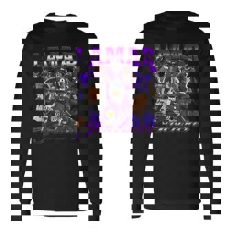 Vintage Lamar Graphic Jackson Lover Long Sleeve T-Shirt | Mazezy