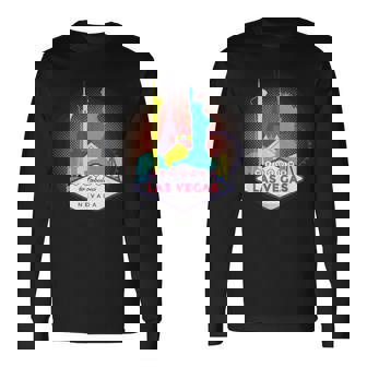 Vintage Las Vegas Nevada Las Vegas Strip Casino Vacation Long Sleeve T-Shirt - Monsterry