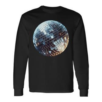 Vintage Retro Disco Ball Retro 1980S Dj Mirror Ball Langarmshirts - Geschenkecke