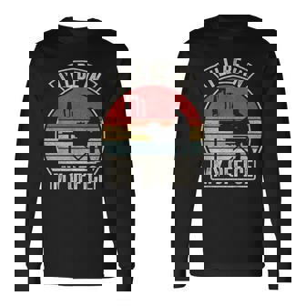 Vintage Retrooy A Ser En Mi Oficina Carpintería Camiseta de manga larga - Regaloses