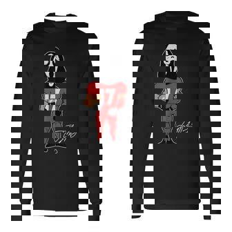 Vintage Terry Graphic Mclaurin 90'S Scary Style Long Sleeve T-Shirt | Mazezy