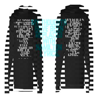 Vintage Historic Hamilton Quote Kids Long Sleeve T-Shirt - Monsterry
