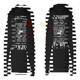 Vinyl Record Collecting Music Lover DJ Audiophile Long Sleeve T-Shirt - Monsterry