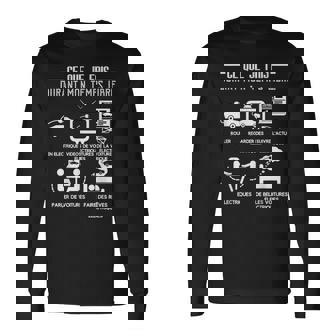 Voiture Électrique Temps Libre Citation Drôle Humour Passion T-shirt à manches longues - Cadeauxyz