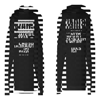 Warning May Start Talking About Ducks Feeding Ducks Tank Top Long Sleeve T-Shirt - Monsterry