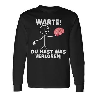 Warte Du Hast Waserloren Lustiger Spruch Langarmshirts - Geschenkecke