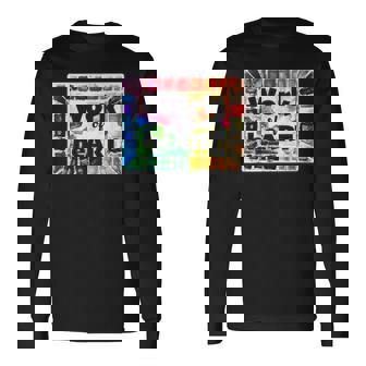 Watercolor Painting Palette Work Of Heart Long Sleeve T-Shirt - Monsterry