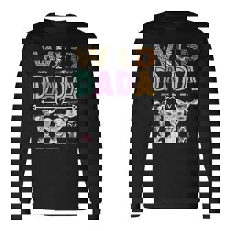 Wild Dada Zoo Theme Birthday Safari Jungle Fiesta A Juego Camiseta de manga larga - Regaloses