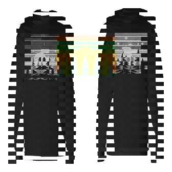 Wildlife Trees Outdoors Nature Retro Forest Camiseta de manga larga - Regaloses