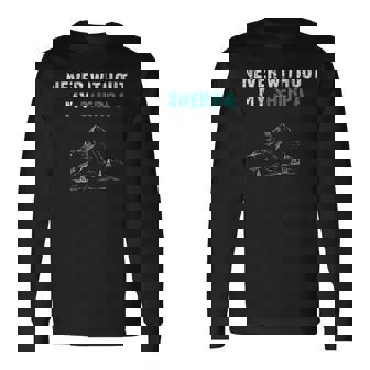 Never Without My Sherpa Nepal Souvenirs Camiseta de manga larga - Regaloses