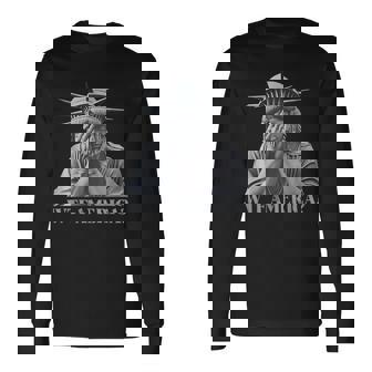 Wtf America Anti-Trump Political And Democracy Long Sleeve T-Shirt | Mazezy