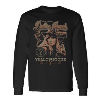 Yellowstone Iconic Beth Dutton Distressed Big Chest Poster Langarmshirts - Geschenkecke