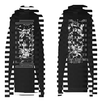 Yuletide Blessings Tarot Yule Wicca Pagan Blessed Yuletide Long Sleeve T-Shirt - Monsterry
