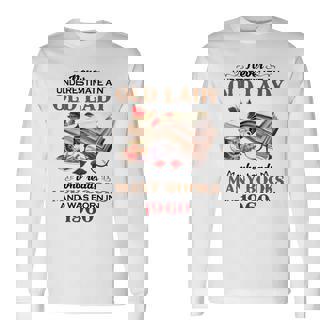 1960 An Old Lady Who Reads Many Books Long Sleeve T-Shirt | Mazezy