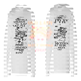 1961 An Old Lady Who Reads Many Books Long Sleeve T-Shirt | Mazezy