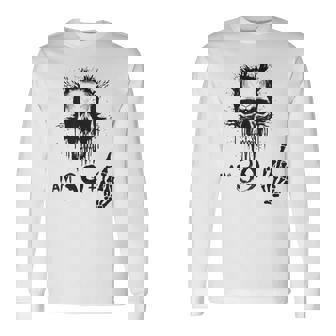 I Am 39 Plus 1 Middle Finger 40Th Birthday WIking Skull T-shirt à manches longues - Cadeauxyz