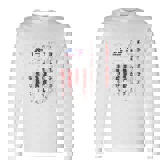 47Th President Donald Trump Inauguration Day 2025 USA Flag Long Sleeve T-Shirt | Mazezy
