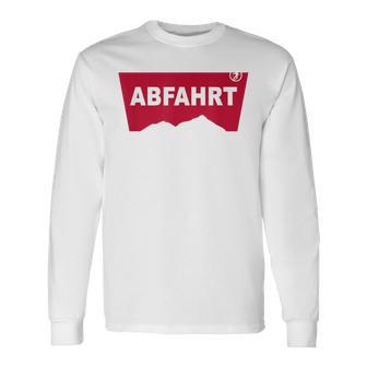 Abfahrt Lustiges Party Und Après-Ski Langarmshirts - Geschenkecke