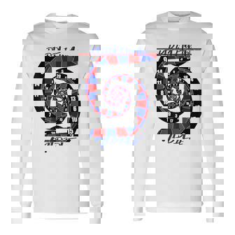 Abstract Dart Players Diddle For Middle T-Shirt Long Sleeve T-Shirt - Monsterry