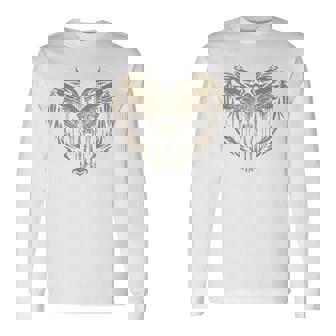 Aesthetic Fairy Wings Skeleton Alt Grunge Camiseta de manga larga - Regaloses