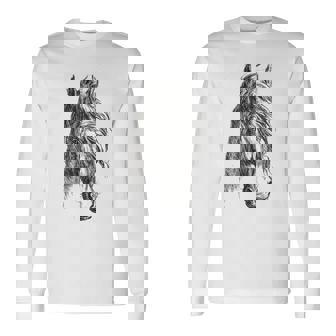 Amantes Del Caballointage Equitación Amantes Camiseta de manga larga - Regaloses