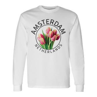 Amsterdam Tulip Festival Netherlands Tulips Langarmshirts - Geschenkecke