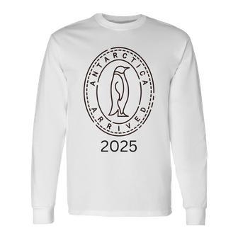 Angekommen In Der Antarctic 2025 Gray Langarmshirts - Geschenkecke