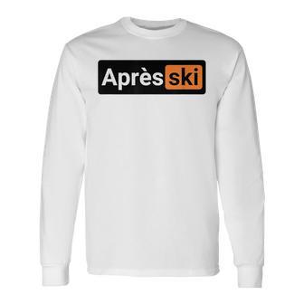 Après Ski Apres Ski-Haserl Ski Holiday Skiing Mountain Outfit Langarmshirts - Geschenkecke