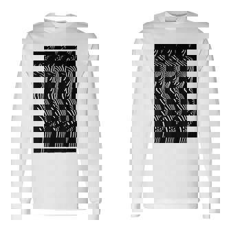 Arte Abstracto De Cuerpo Femenino Desnudo Sexy Retro Camiseta de manga larga - Regaloses